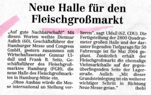 16. Oktober 2003 Hamburger Abendblatt