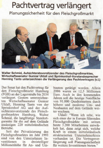14. Juni 2007 Hamburger Abendblatt