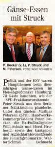 20. Dezember 2008 Hamburger Abendblatt